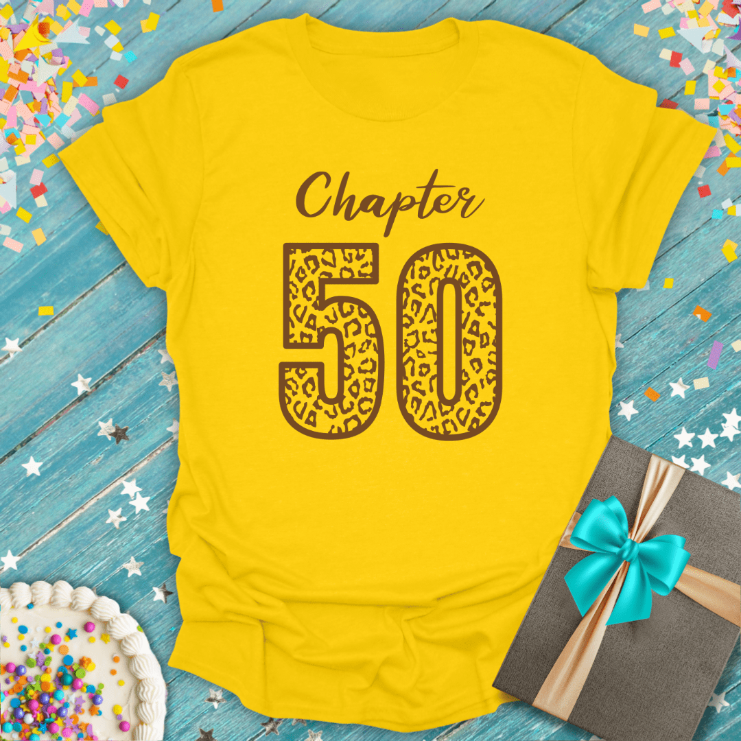Chapter 50 ERA Gold and Tan Leopard T-Shirt