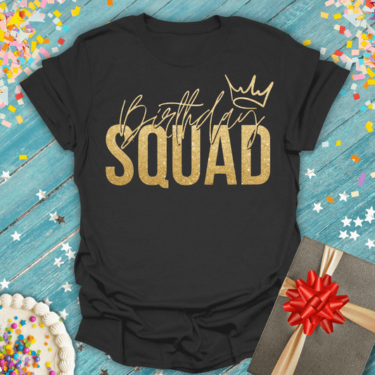 Birthday Squad Faux Gold ERA T-Shirt