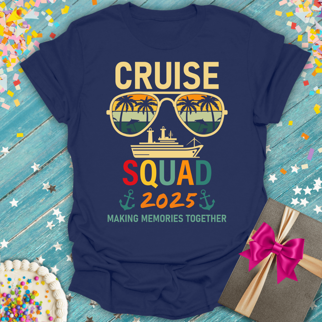 Birthday Cruise Squad 2025 T-Shirt