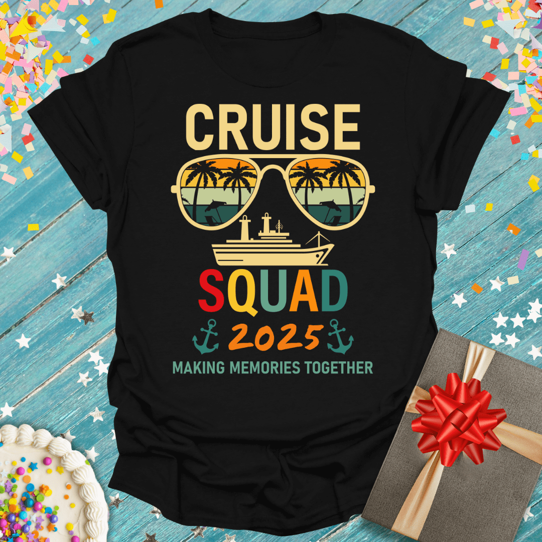 Birthday Cruise Squad 2025 T-Shirt