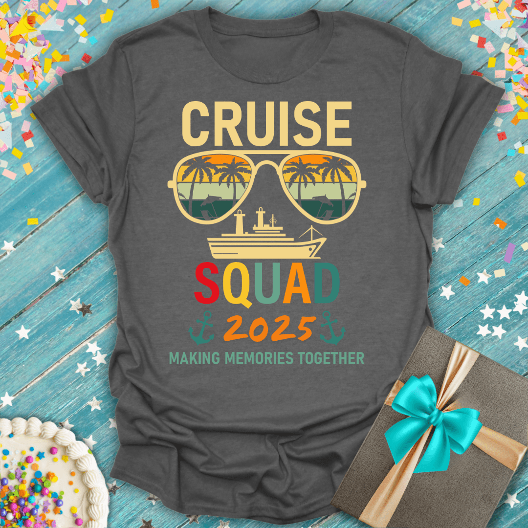 Birthday Cruise Squad 2025 T-Shirt