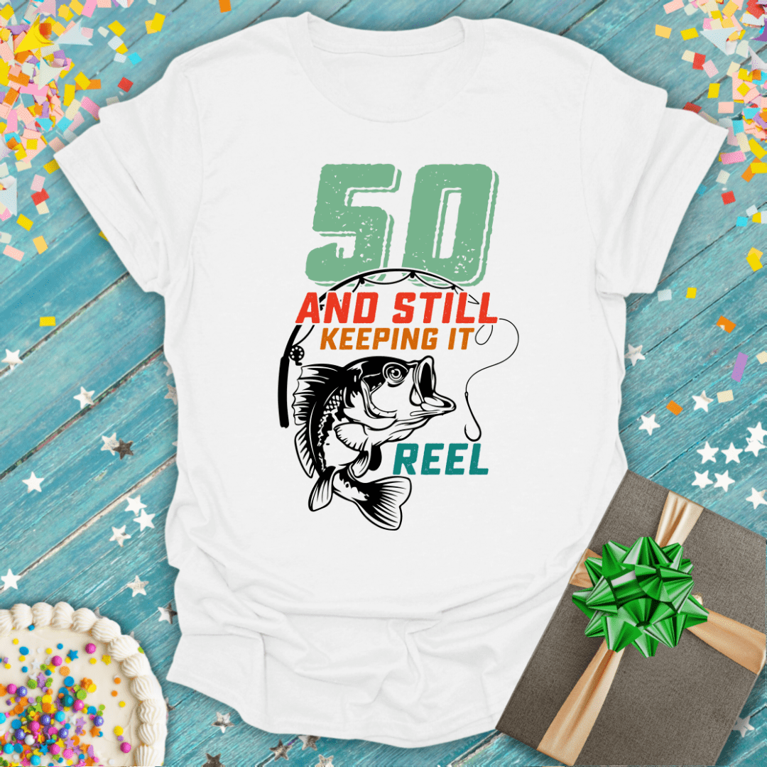 50 and Keepin' It Reel ERA T-Shirt