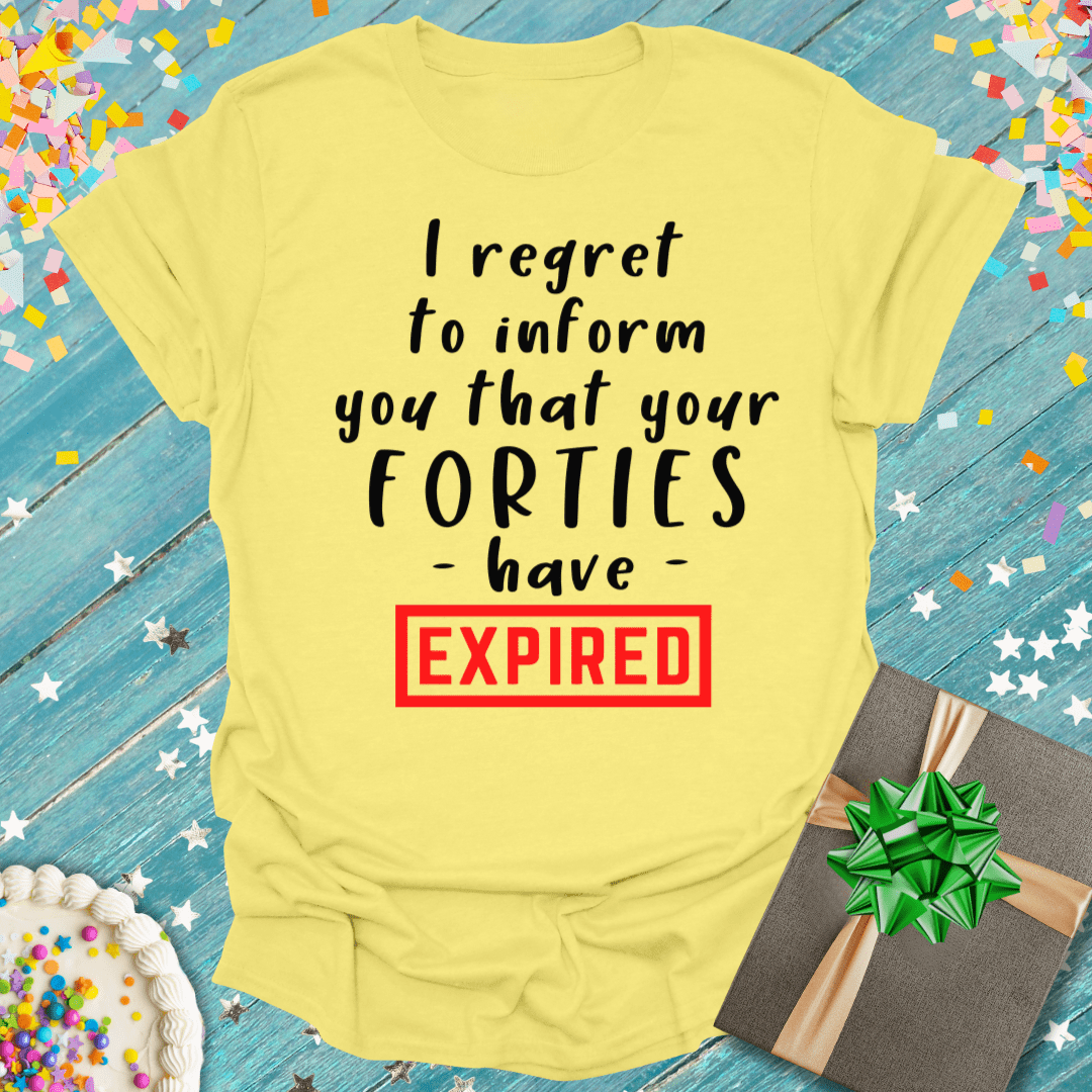 I Regret To Inform You... ERA T-Shirt