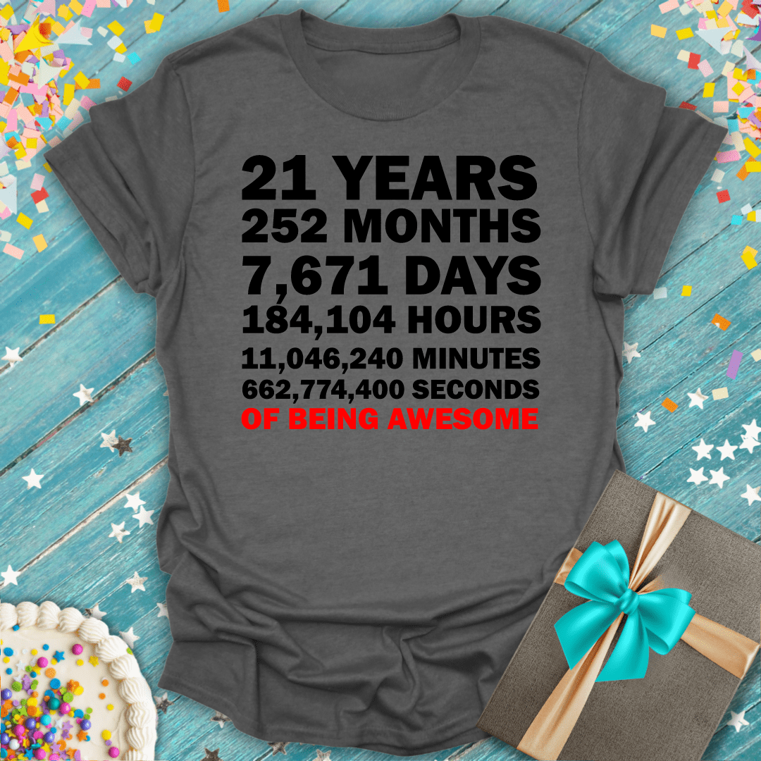 21 Years Timeline ERA T-Shirt