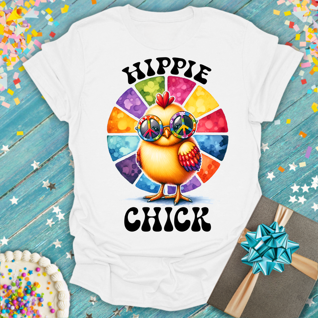 Hippie Chick T-Shirt – Retro Boho Graphic Tee – Epic Era Tees