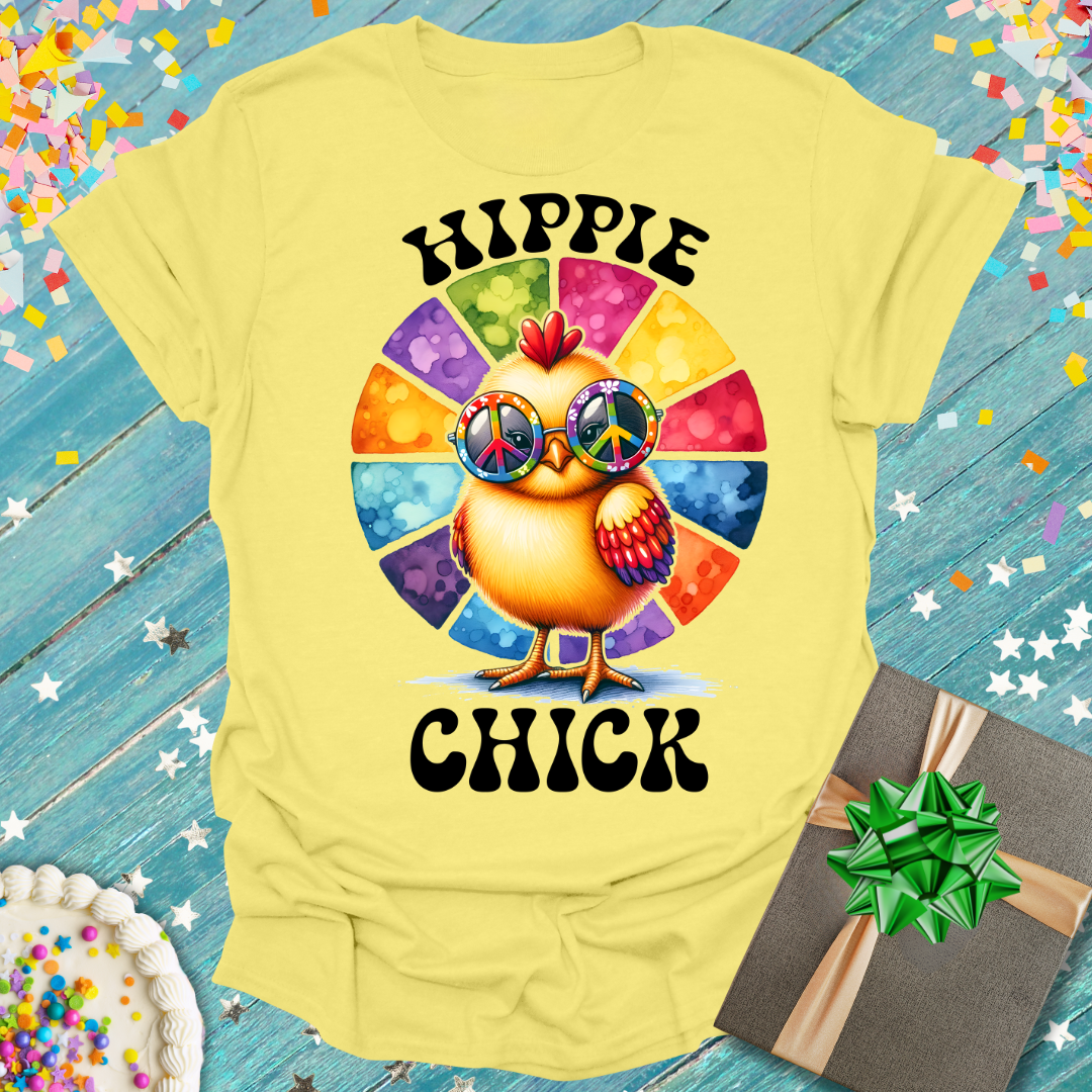 Hippie Chick T-Shirt – Retro Boho Graphic Tee – Epic Era Tees