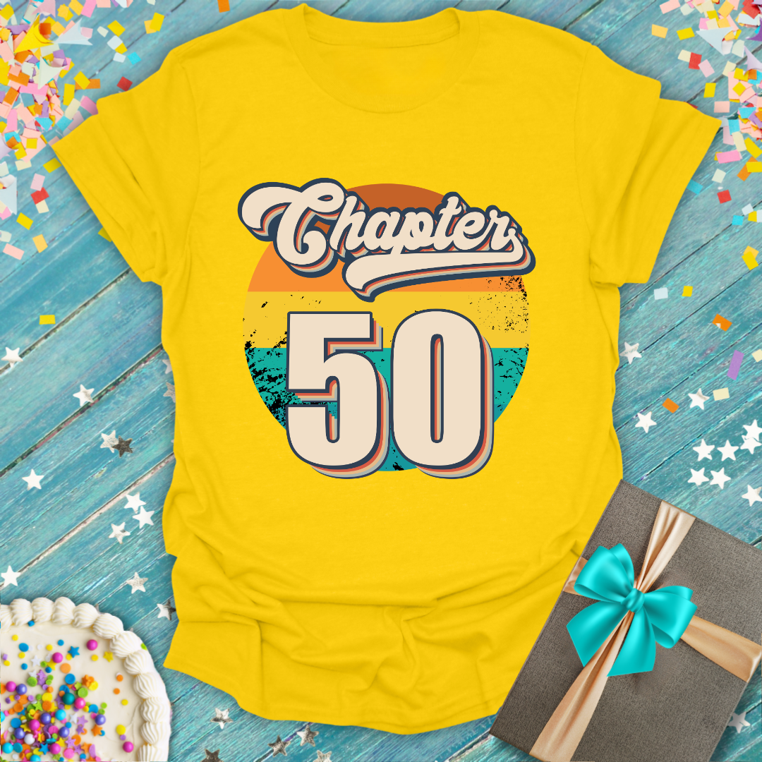 Chapter 50 Retro Birthday T-Shirt