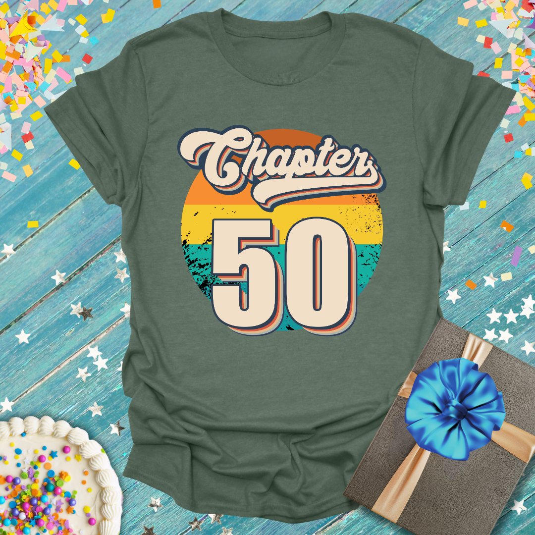 Chapter 50 Retro Birthday T-Shirt