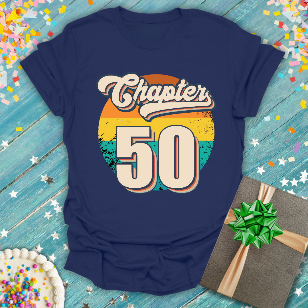 Chapter 50 Retro Birthday T-Shirt