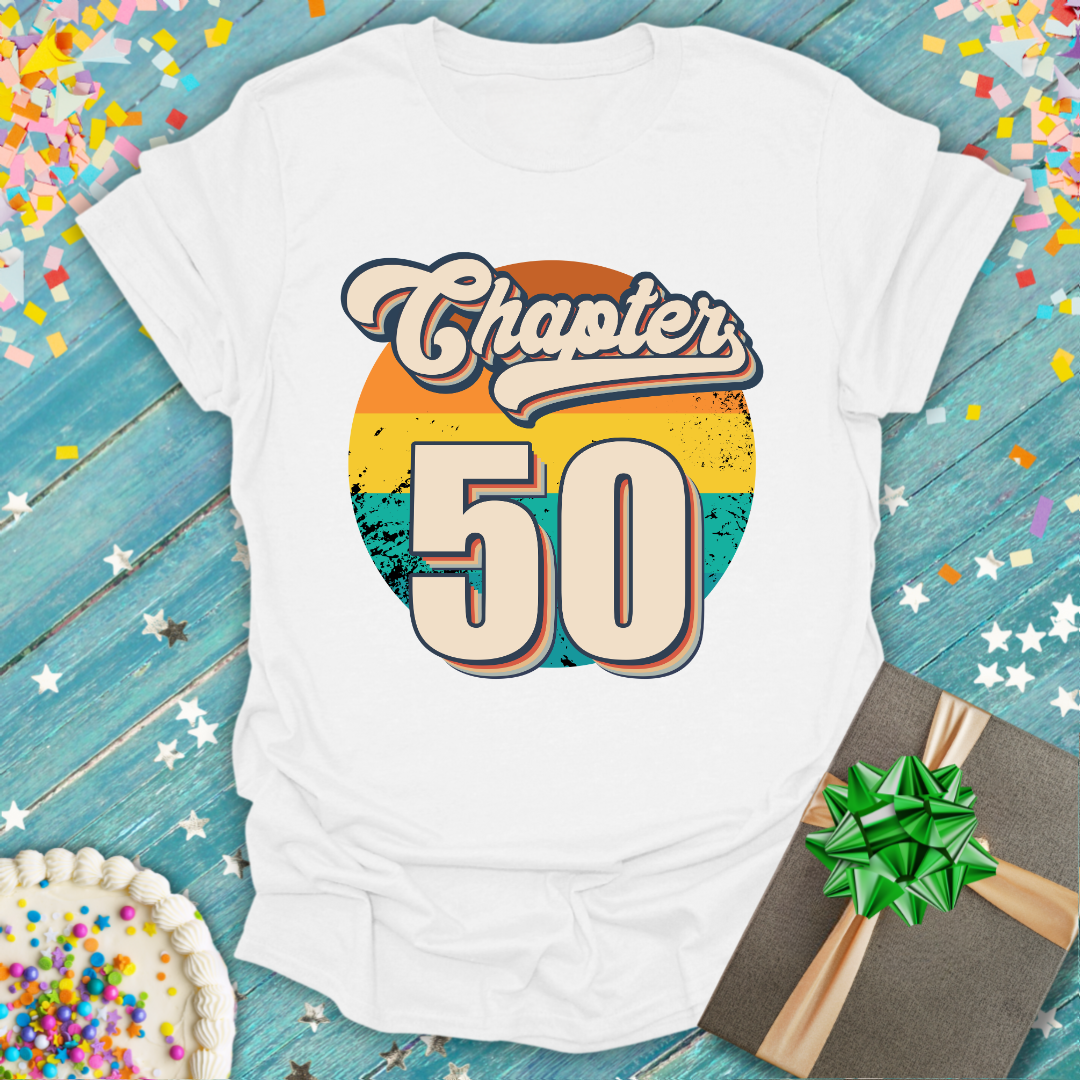 Chapter 50 Retro Birthday T-Shirt