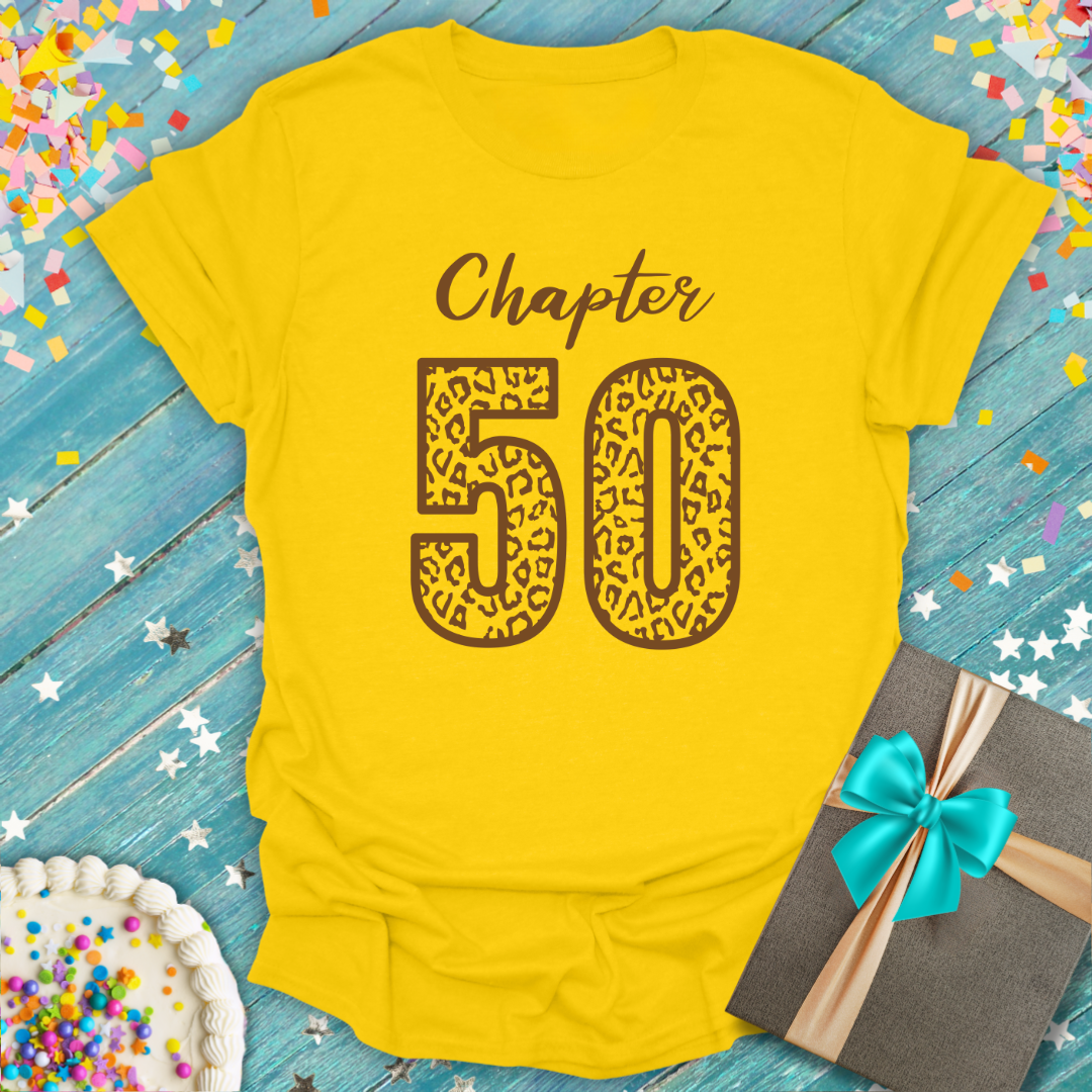 Chapter 50 ERA Gold and Tan Leopard T-Shirt