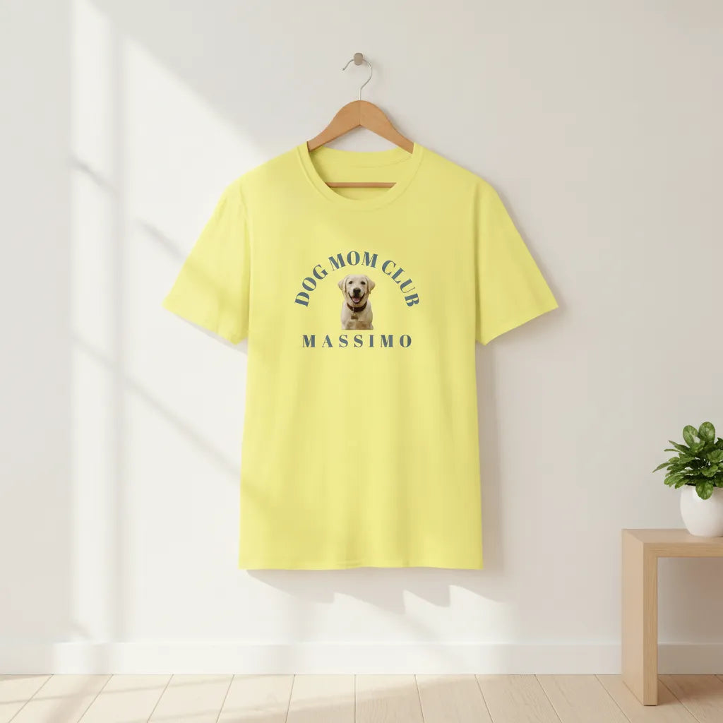 Pet Mom or Dad Club — Personalized Pet Portrait  T-Shirt