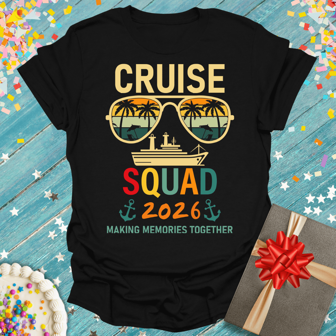 Cruise Birthday Squad 2026 T-Shirt