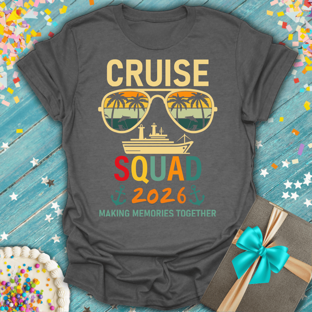 Cruise Birthday Squad 2026 T-Shirt