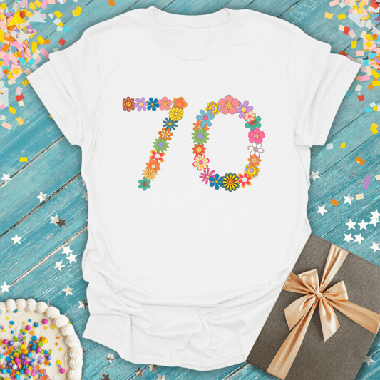 70 Groovy Flowers ERA T-Shirt