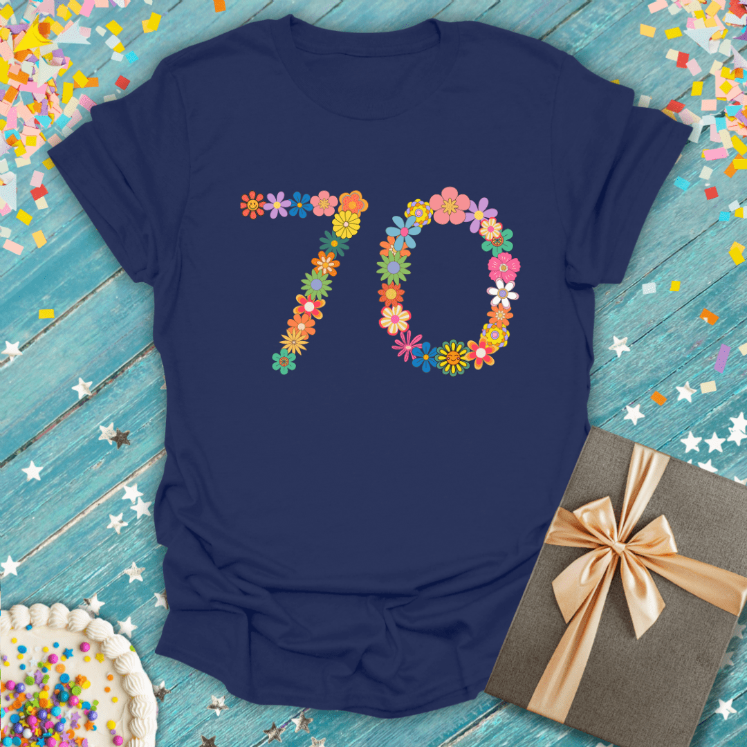 70 Groovy Flowers ERA T-Shirt