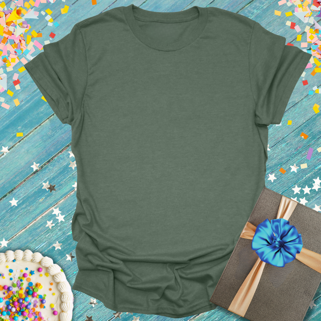 Plain olive green Pet Mom or Dad Club Personalized Pet Portrait T-Shirt by Epic Era Tees.