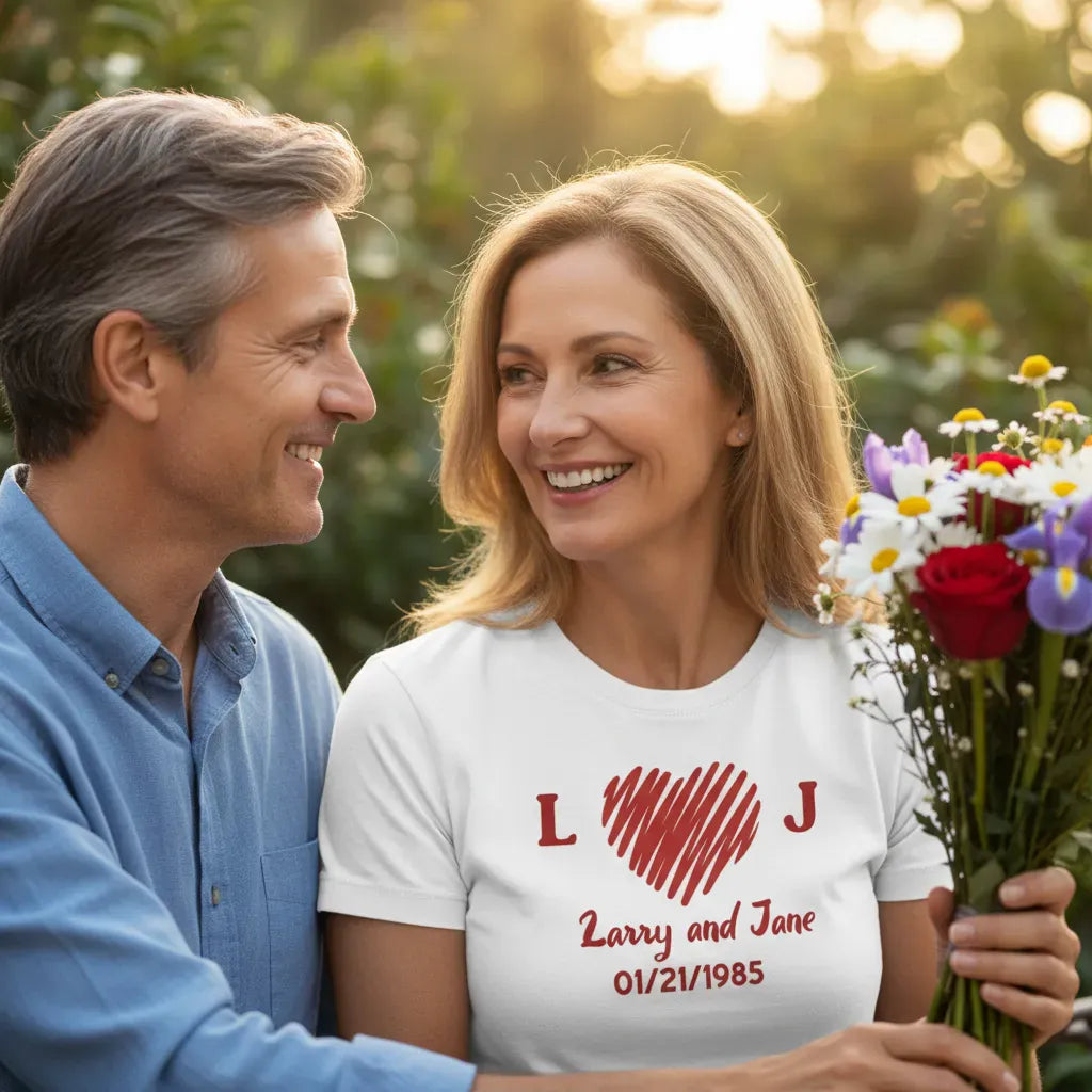 Personalization! Valentine, Anniversary or Just Because T-Shirt!