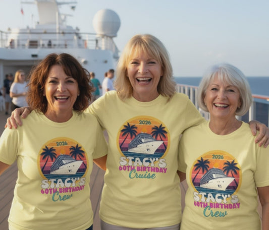 Personalization! Colorful Cruise - Birthday, Graduation, Epic Events!